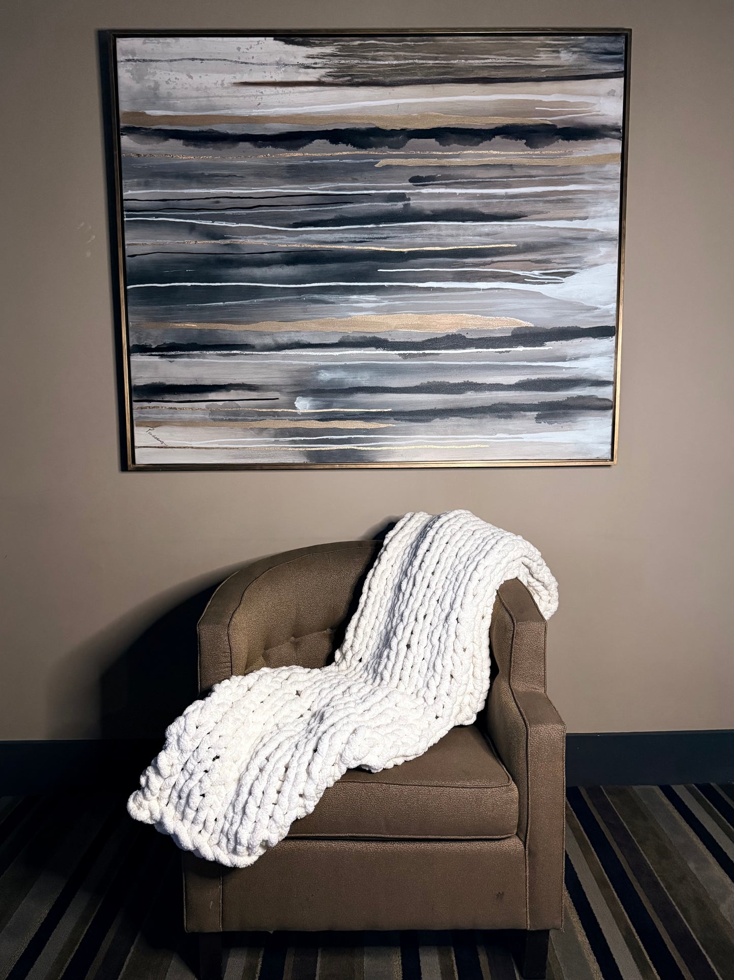 Handmade Crochet Throw Blanket