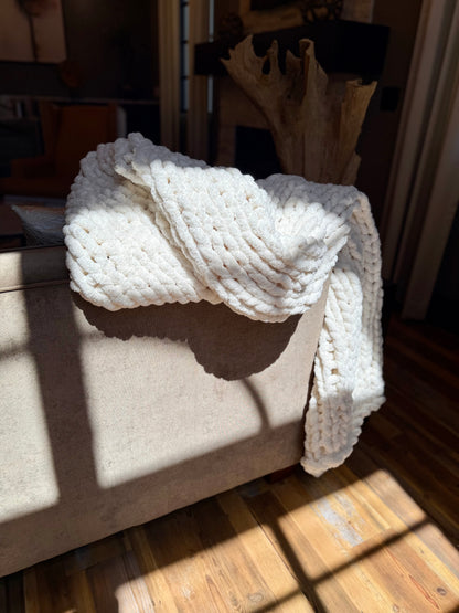 Handmade Crochet Throw Blanket