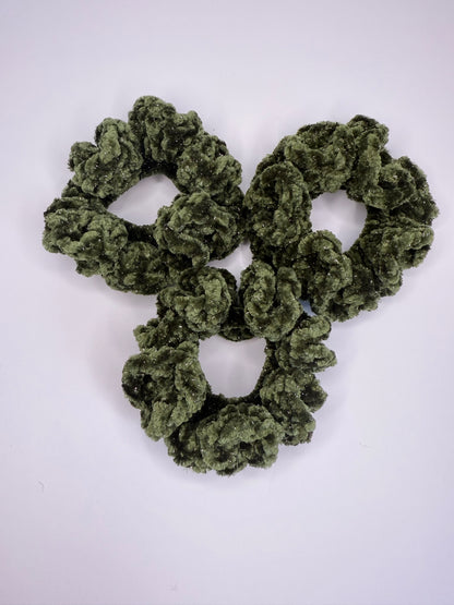 Velvet Scrunchies SET OF 3